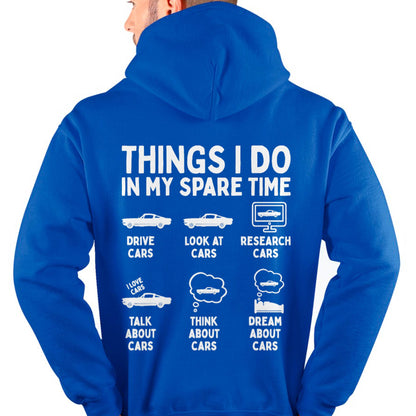 Things I Do in My Spare Time Car Enthusiast Funny Car Guy T-Shirt - Gift For Mechanic - DOAN (SKUM08-D14)