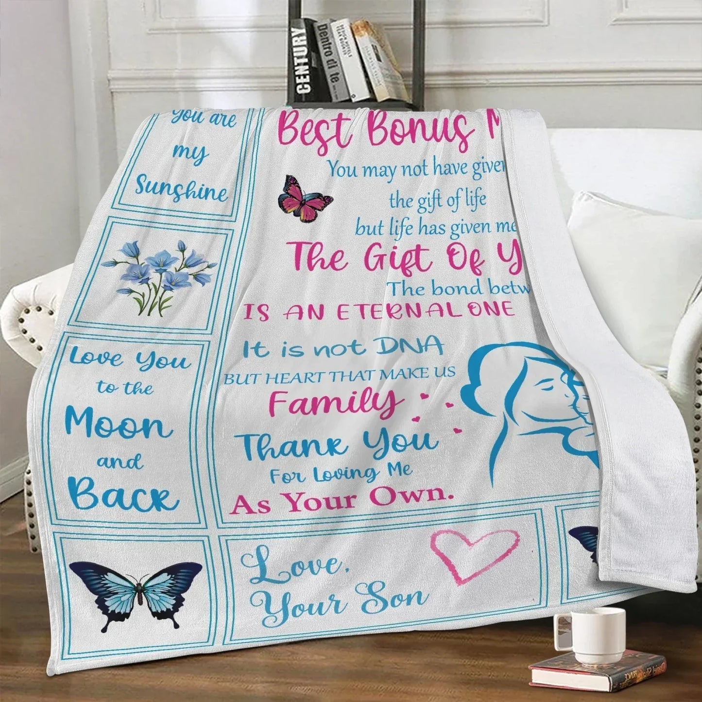 Best Bonus Mom Blanket From Son