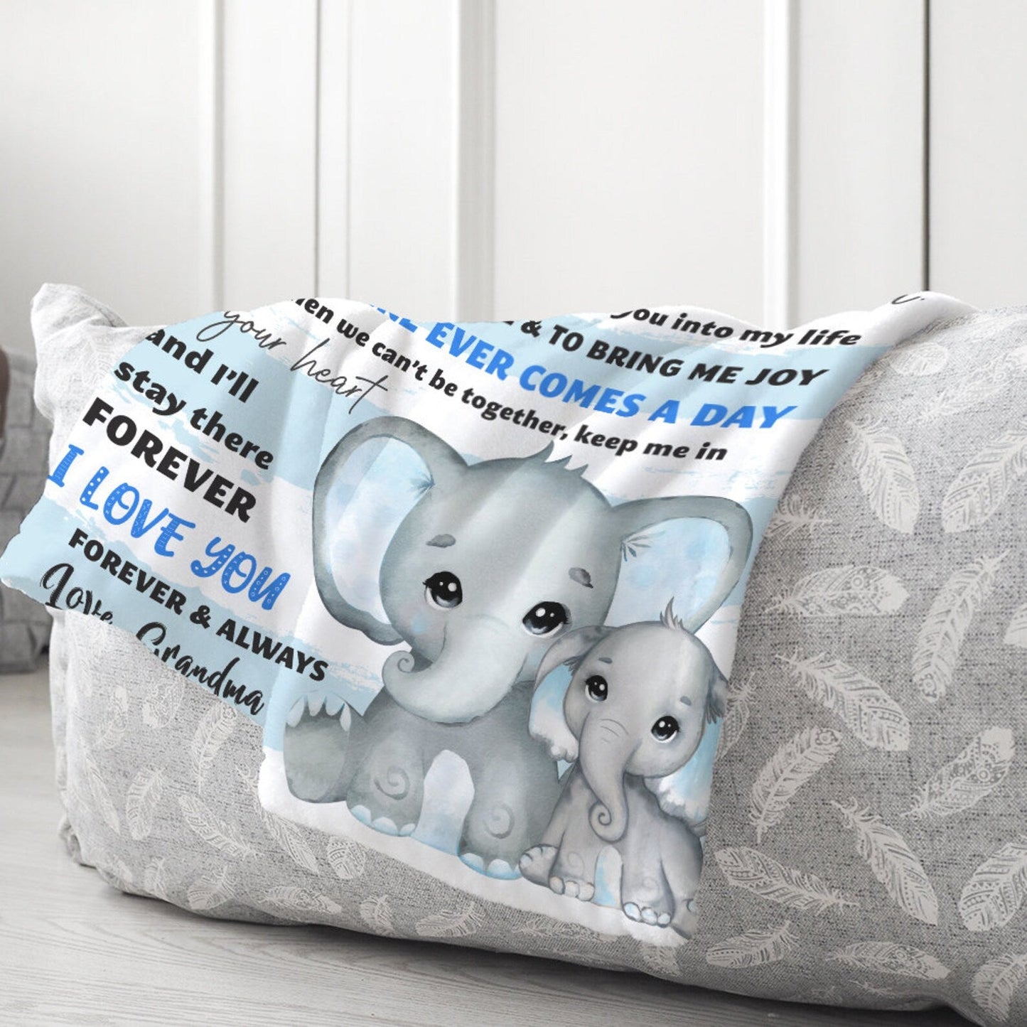 Special Gift For Your Grandson Blanket - From Grandma