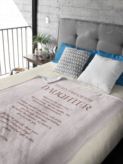 Special Gift For Your Daughter Blanket - From Mom