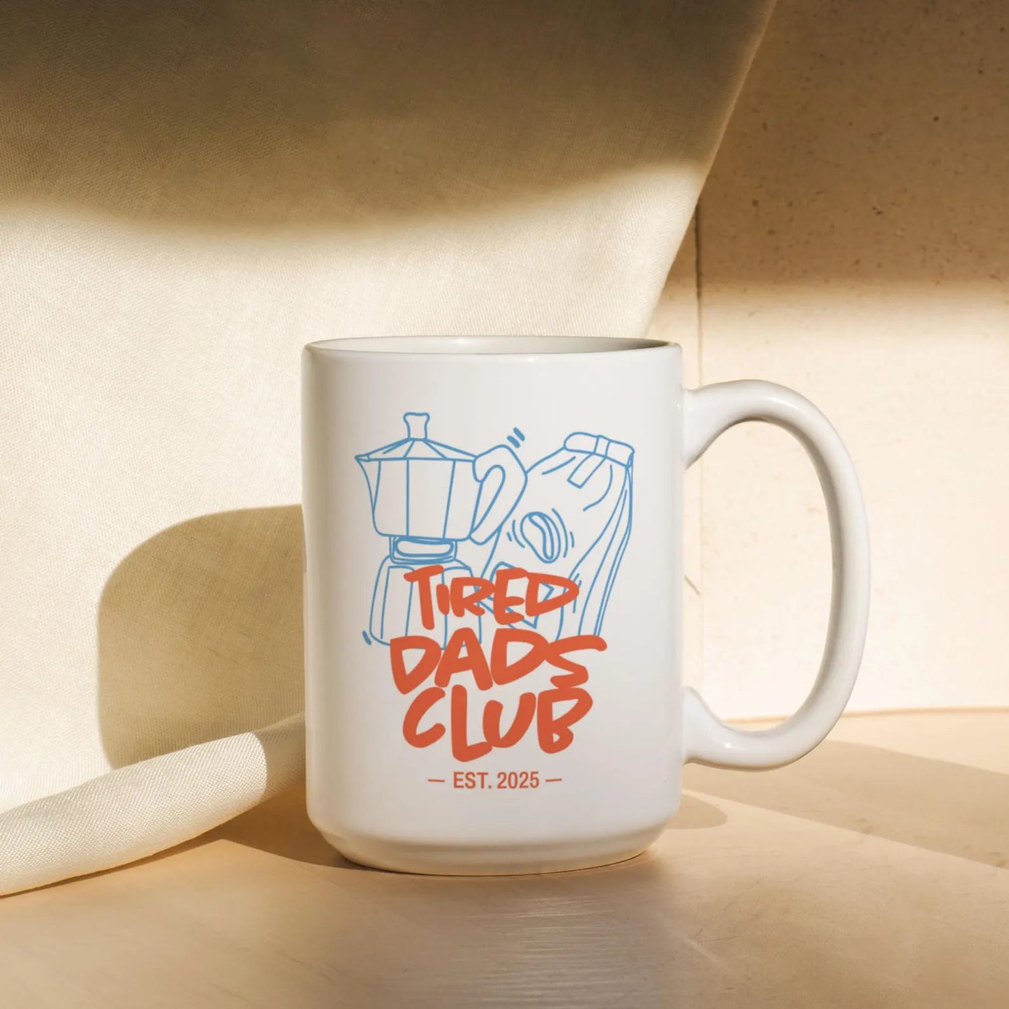 TIRED DAD MUG - GIFT FROM DAUGHTER - TIEN00