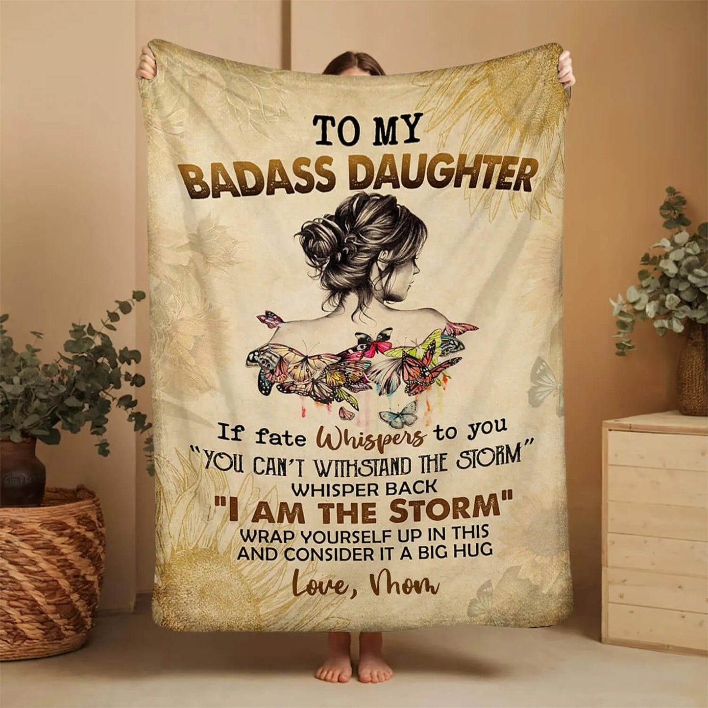 Special Gift For Your Daughter Blanket - From Mom