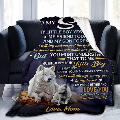 Special Gift For Your Son Blanket - From Mom