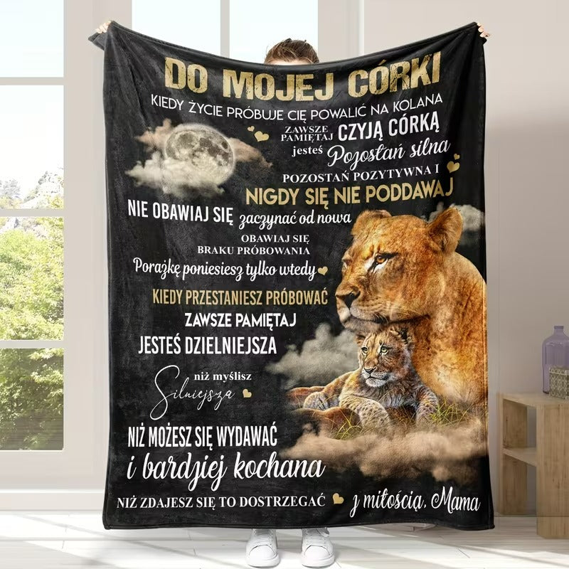 Specjalny prezent dla córki – koc od mamy02