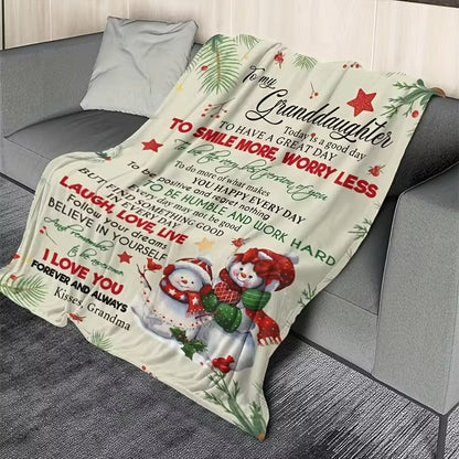 Special Gift For Your Granddaughter Blanket - From Grandma (SKUB11-35)