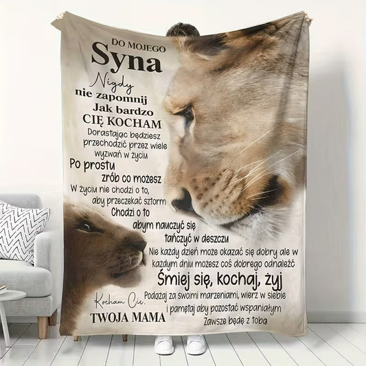 Specjalny prezent dla syna – koc od mamy03