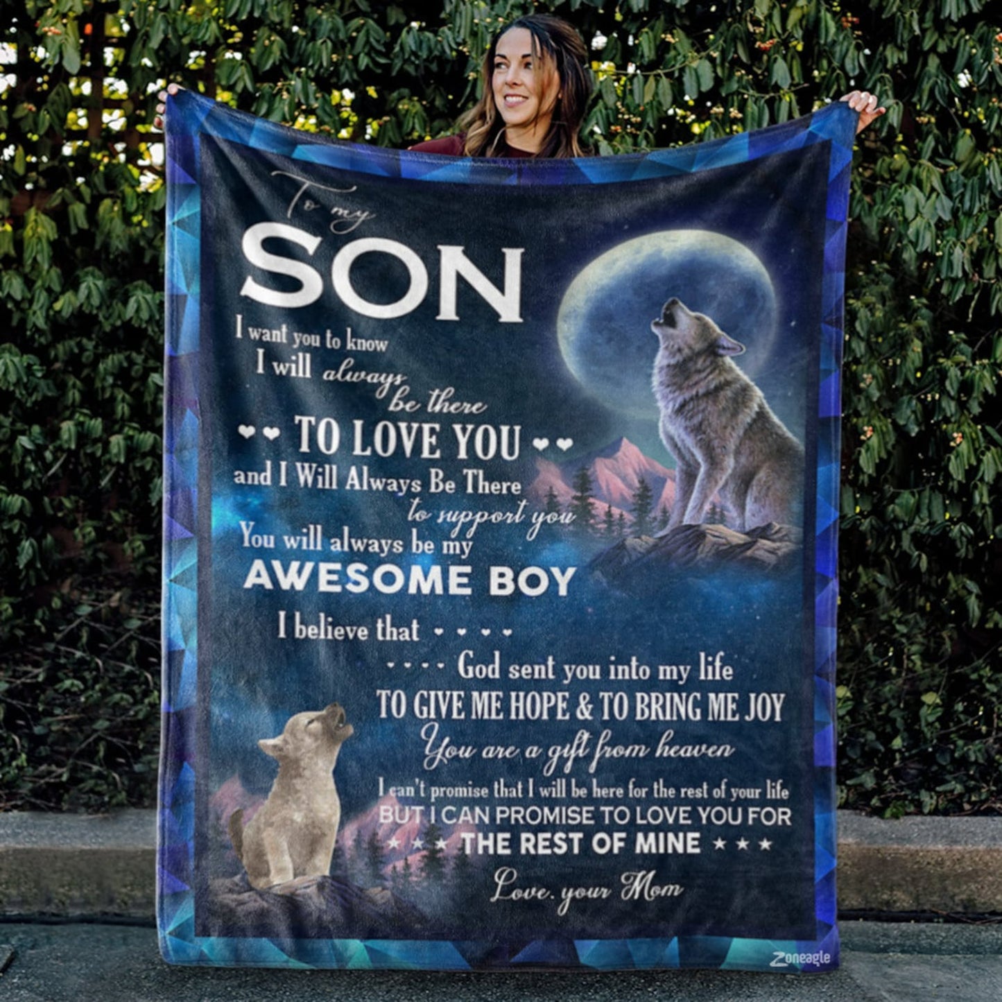 Special Gift For Your Son Blanket - From Mom