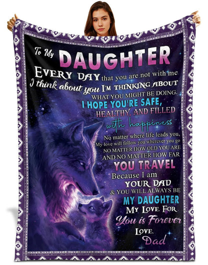Special Gift For Your Daughter Blanket - From Dad