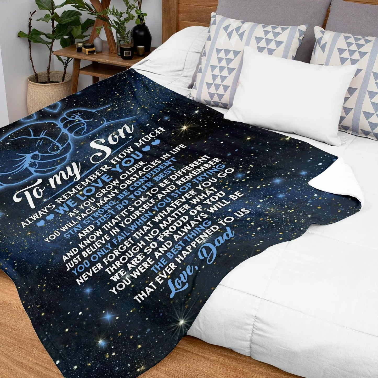 Special Gift For Your Son Blanket - From Dad