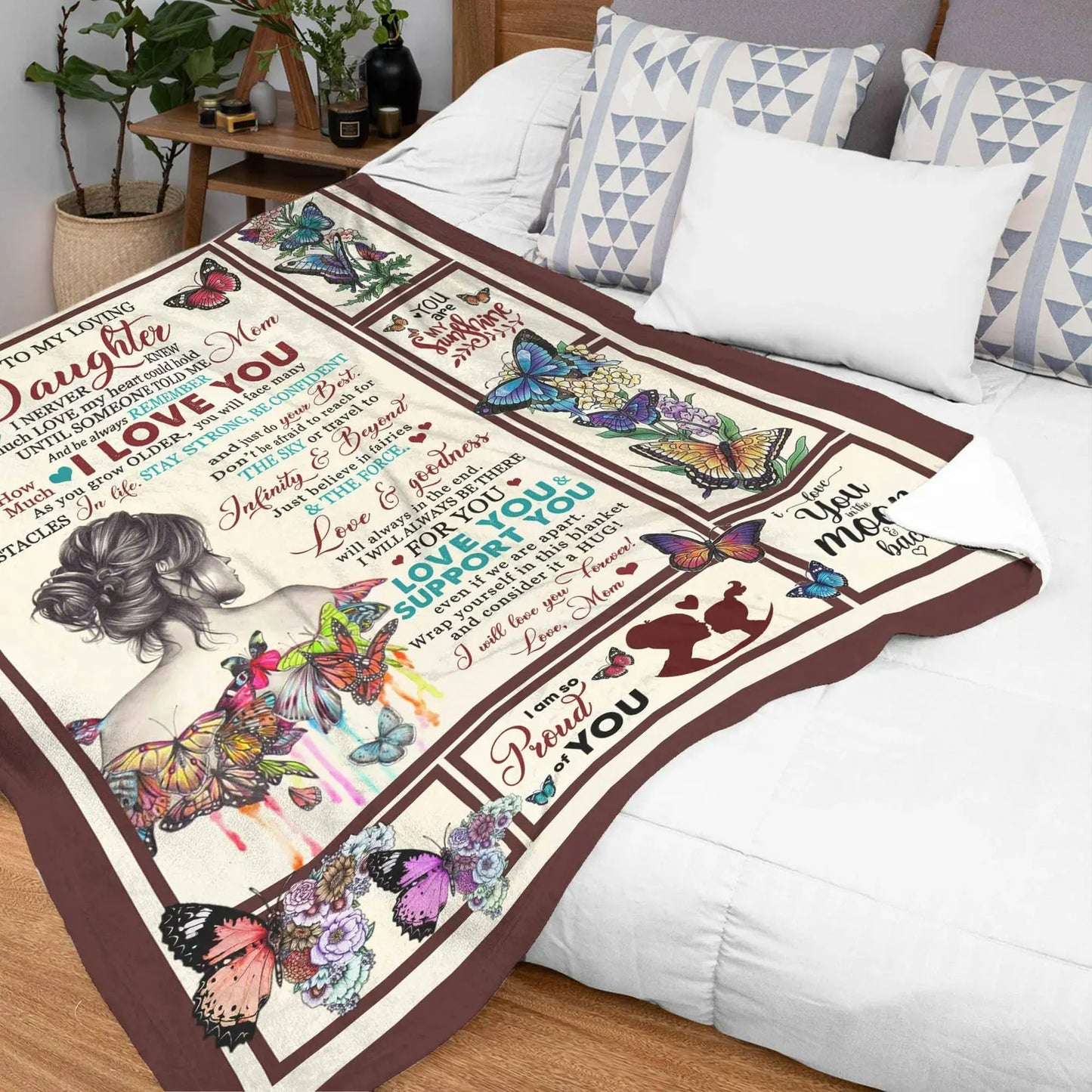 Special Gift For Your Daughter Blanket - From Mom
