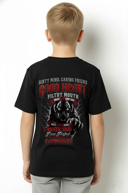 "GOOD HEART BUT FILTHY MOUTH - I NEVER SAID I WAS PERFECT" –  COOL T - SHIRT FOR MEN – TIEN10 (SKU2606-120-10)