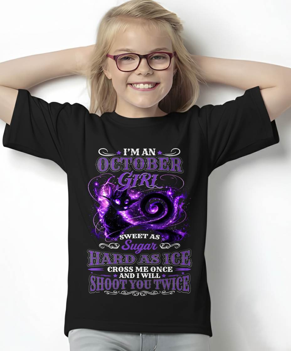 OCTOBER – "SWEET AS SUGAR - HARD AS ICE" (PURPLE VERSION) – T – SHIRT FOR WOMEN – TIEN10 (SKU2607-284-10)