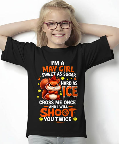 MAY – "SWEET AS SUGAR - HARD AS ICE" – O VERSION – T – SHIRT FOR WOMEN – TIEN05 (SKU2608-49-05)