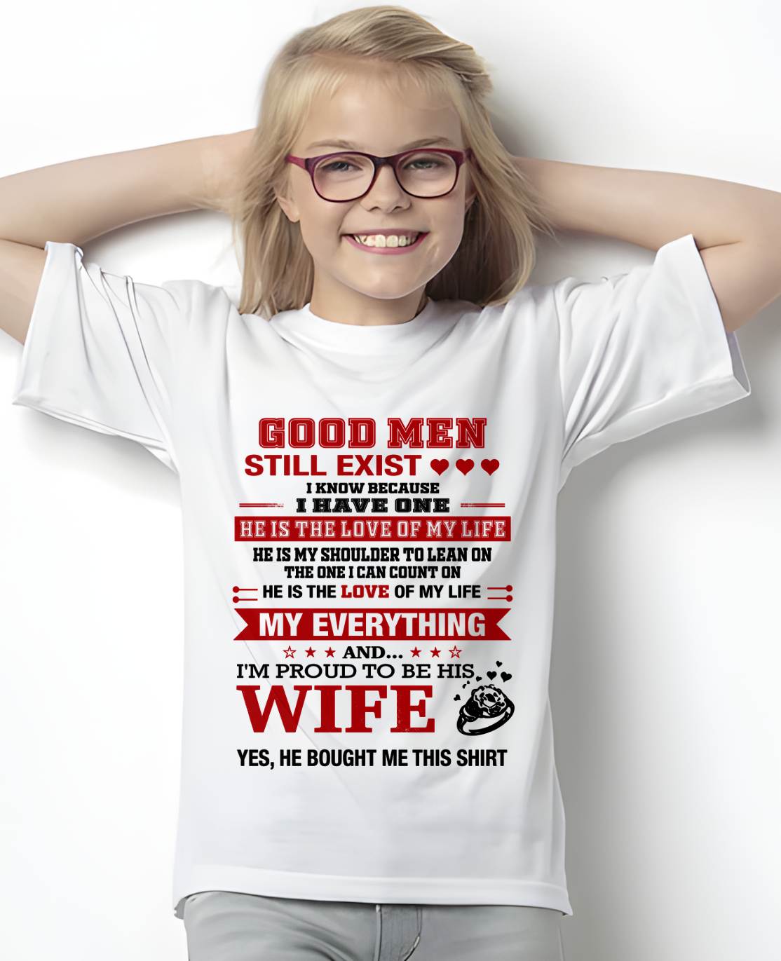 "My Husband Is The Love Of My Life" – The Special T - Shirt From Husband – TIEN00 (SKU2605-364-00)