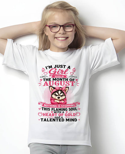 August Women – "The Girl With A Heart Of Gold And Talented Mind" – The Beautiful T - Shirt For Women – TIEN08 (SKU2605-66-08)