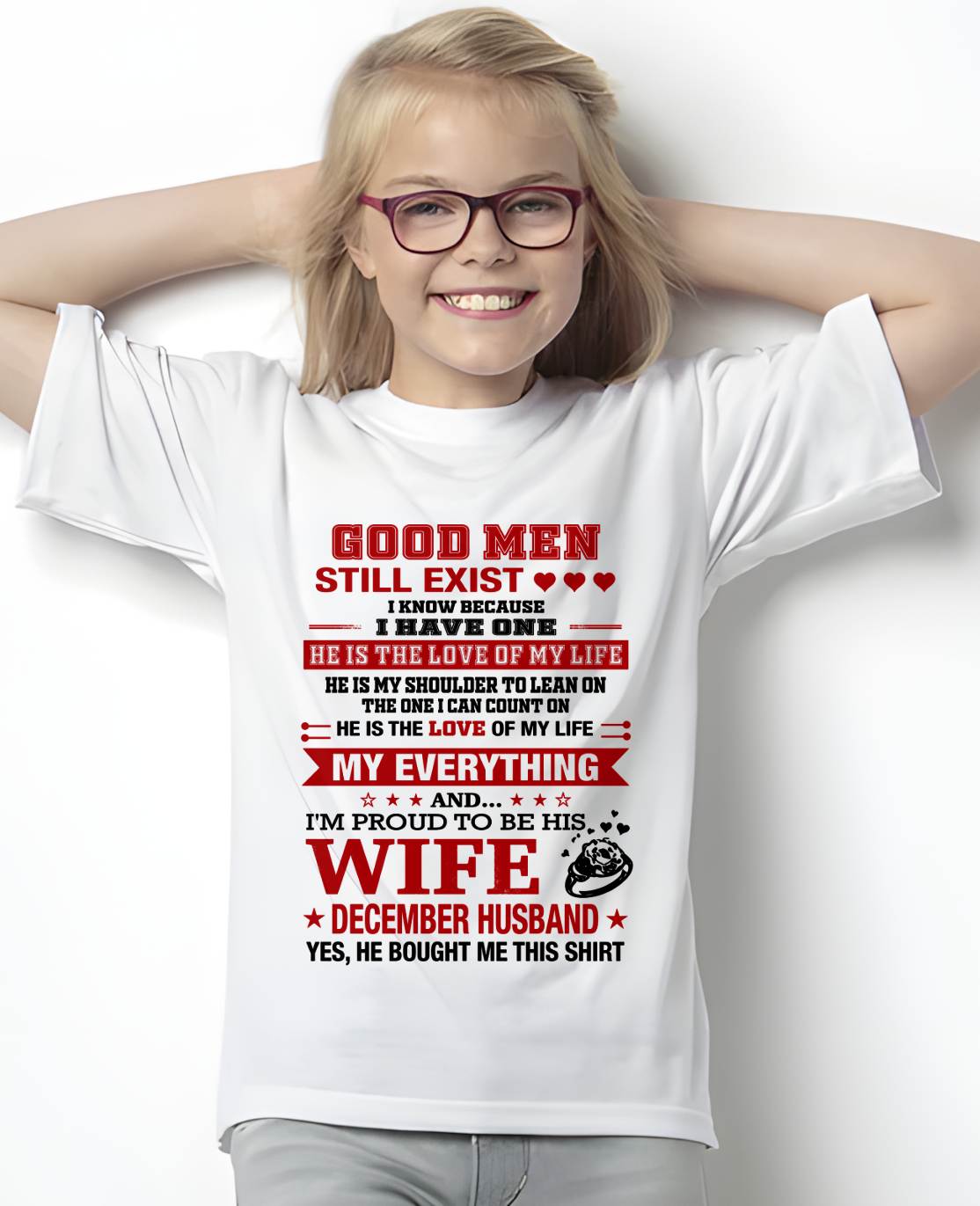 "My Husband Is The Love Of My Life" – The Special T - Shirt From Husband –TIEN12 (SKU2605-364-12)