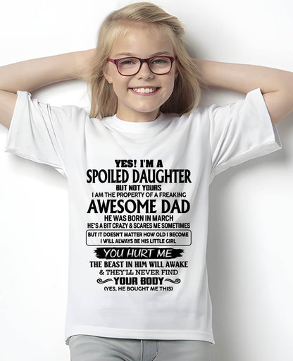 MARCH  – "I WILL ALWAYS BE LITTLE GIRL OF MY DAD"  –  SPECIAL GIFT FROM DAD – TIEN03 (SKU2607-107-03)