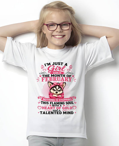 February Women – "The Girl With A Heart Of Gold And Talented Mind" – The Beautiful T - Shirt For Women – TIEN02 (SKU2605-66-02)