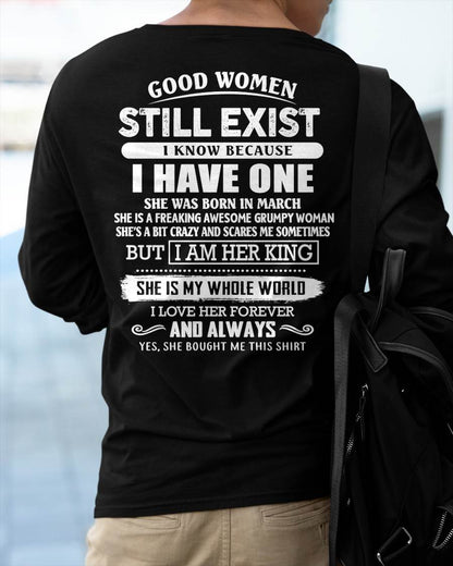 MARCH - GOOD WOMEN STILL EXIST - PERFECT GIFT FROM WIFE, GIRLFRIEND - TIEN03 (SKU12-306-03)