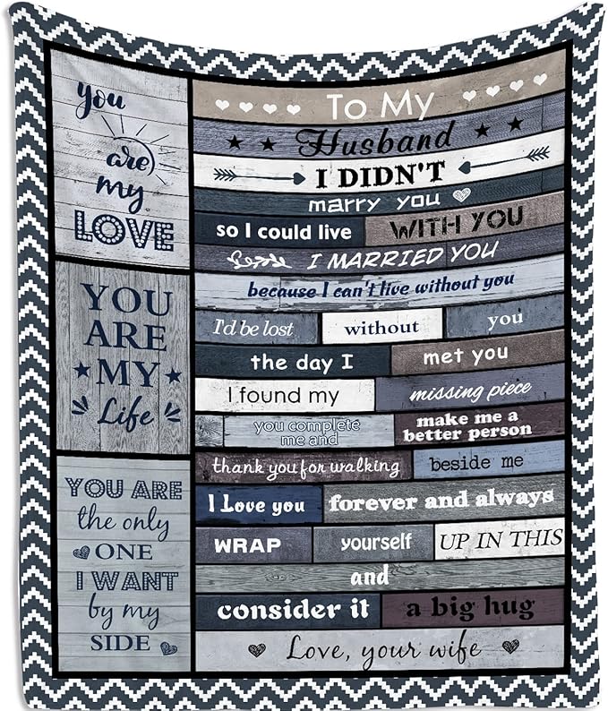 Special Gift For Your Husband Blanket - From Wife