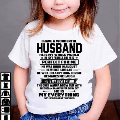 August – I Have A Wonderful Husband – Gift For Wife From Husband – DOAN08 (SKU12-314-08)