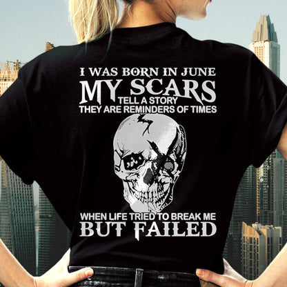 My Scars Tell A Story – T-Shirt For Woman – DOAN06 (SKU10-27-06)
