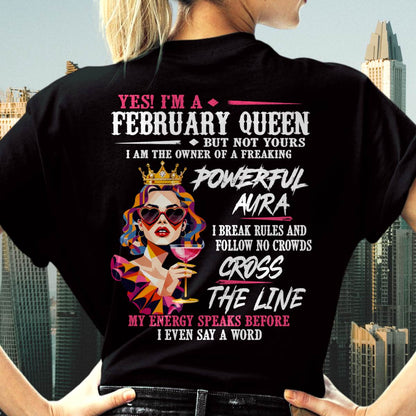 "My Powerful Aura Speaks People Before I Even Say A Word" – Beautiful T - Shirt For Women – TIEN02 (SKU2605-278-02)