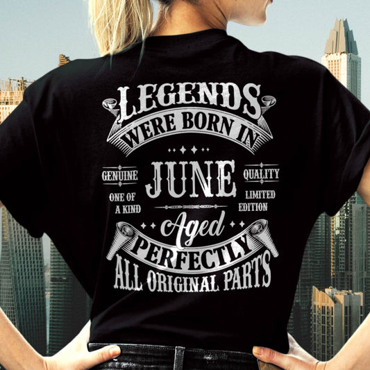 Legends Were Born In June - T Shirt For Woman - DOAN06 (SKU08-37-06)