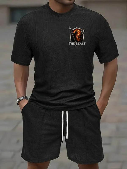 "NEVER UNDERESTIMATE THE ANGER OF A JANUARY MAN" - WAFFLE CASUAL SUIT - A09-739 - GIFT FOR MEN - TIEN01 (SKU2607-101)