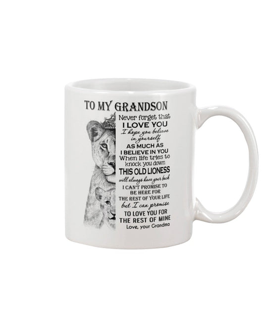 TO GRANDSON MUG 04 - GIFT FROM GRANDMA - TIEN00