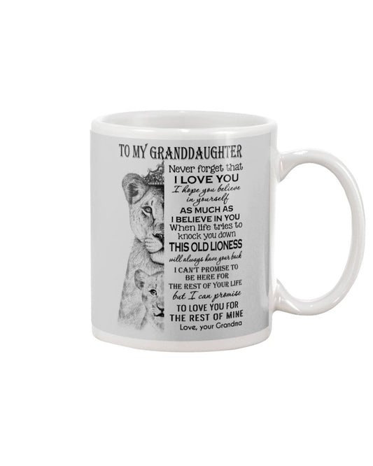 TO GRANDDAUGHTER MUG 04 - GIFT FROM GRANDMA - TIEN00