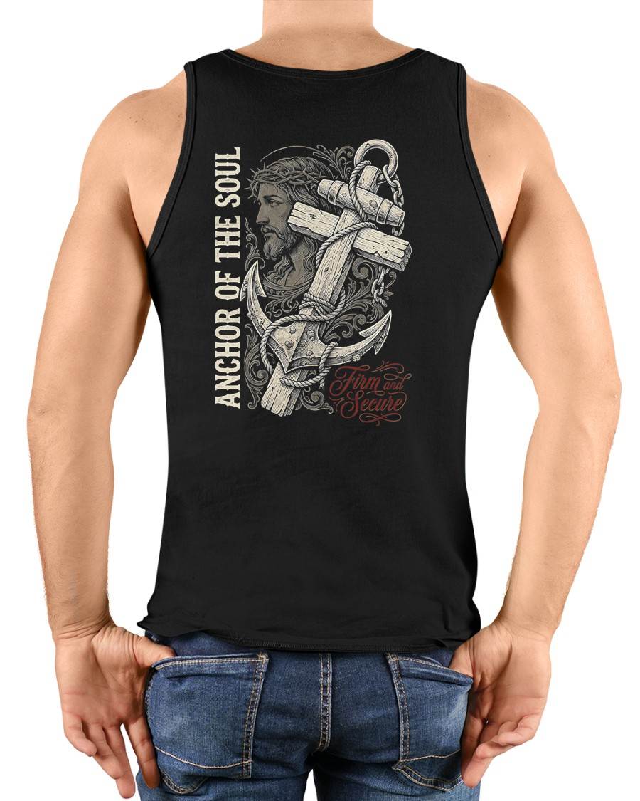 ANCHOR OF THE SOUL - CHRISTIAN T-SHIRT - FOR MEN tien00 (SKU2608-139)