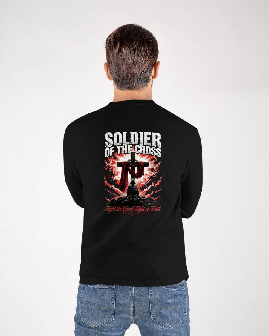 SOLDIER OF THE CROSS - CHRISTIAN T-SHIRT - FOR MEN tien00 (SKU2608-132)
