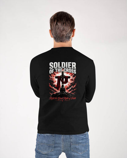 SOLDIER OF THE CROSS - CHRISTIAN T-SHIRT - FOR MEN tien00 (SKU2608-132)