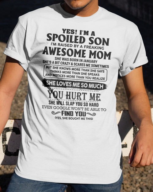 January - Awesome Mom - Perfect Gift For Your Son From Mom - TIEN01 (SKU-SPW-01)