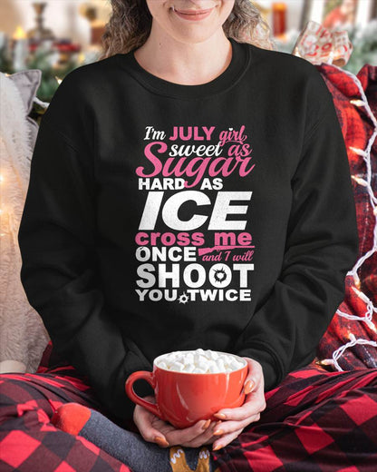 JULY – "SWEET AS SUGAR - HARD AS ICE" – T – SHIRT FOR WOMEN – TIEN07 (SKU2607-135-07)
