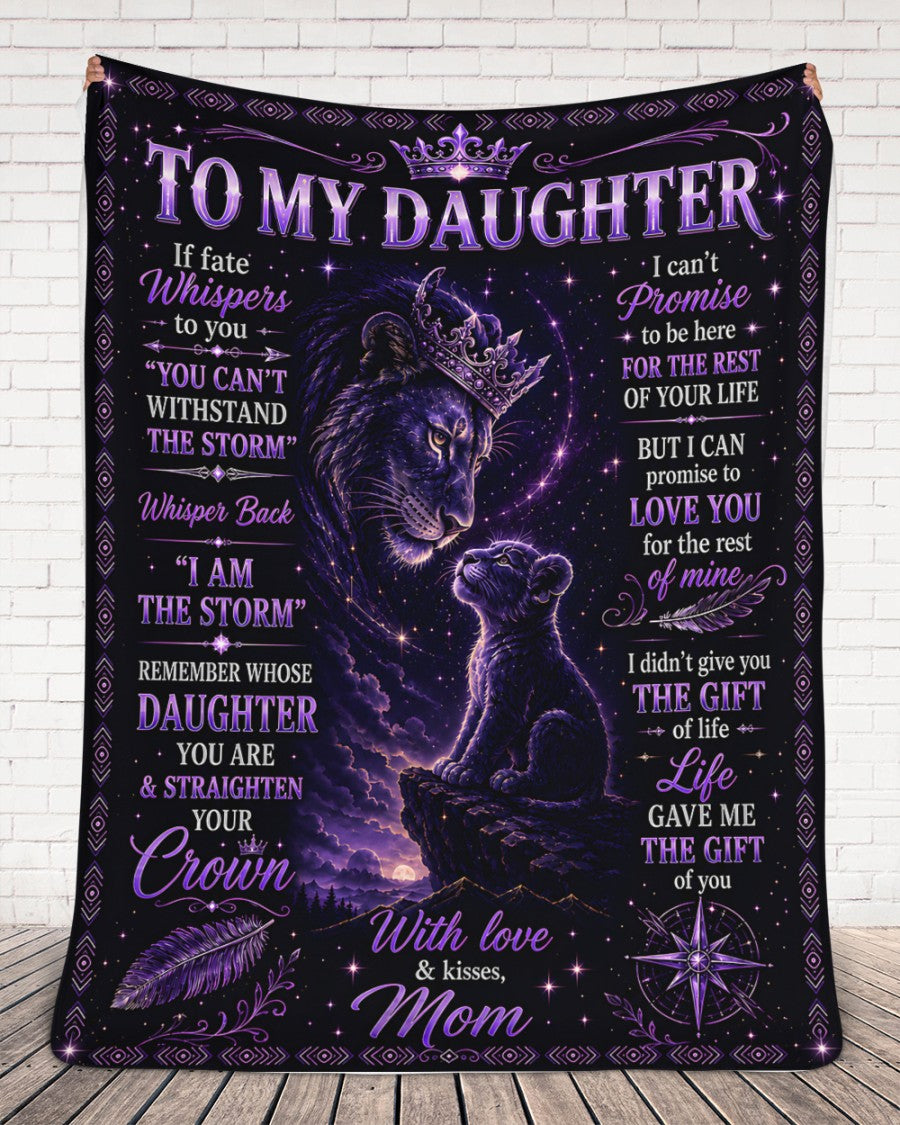 Beautiful Gift For Your Daughter Blanket - From Mom - (SKU2606-124)