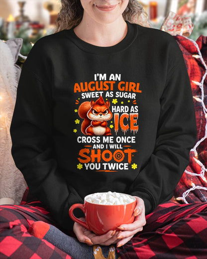 AUGUST – "SWEET AS SUGAR - HARD AS ICE" – O VERSION – T – SHIRT FOR WOMEN –  TIEN08 (SKU2608-49-08)