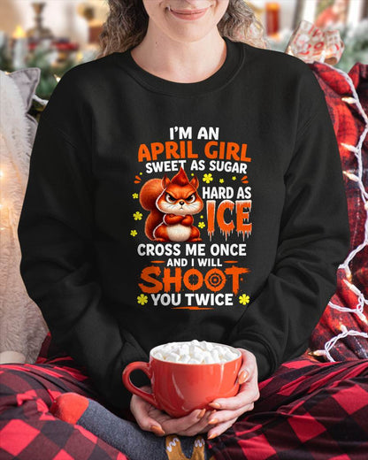 APRIL – "SWEET AS SUGAR - HARD AS ICE" – O VERSION – T – SHIRT FOR WOMEN – TIEN04 (SKU2608-49-04)
