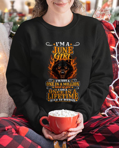 JUNE – "I AM A ONCE IN A LIFETIME KIND OF WOMAN" – YELLOW VERSION – T – SHIRT FOR WOMEN – TIEN06 (SKU2607-327-06)