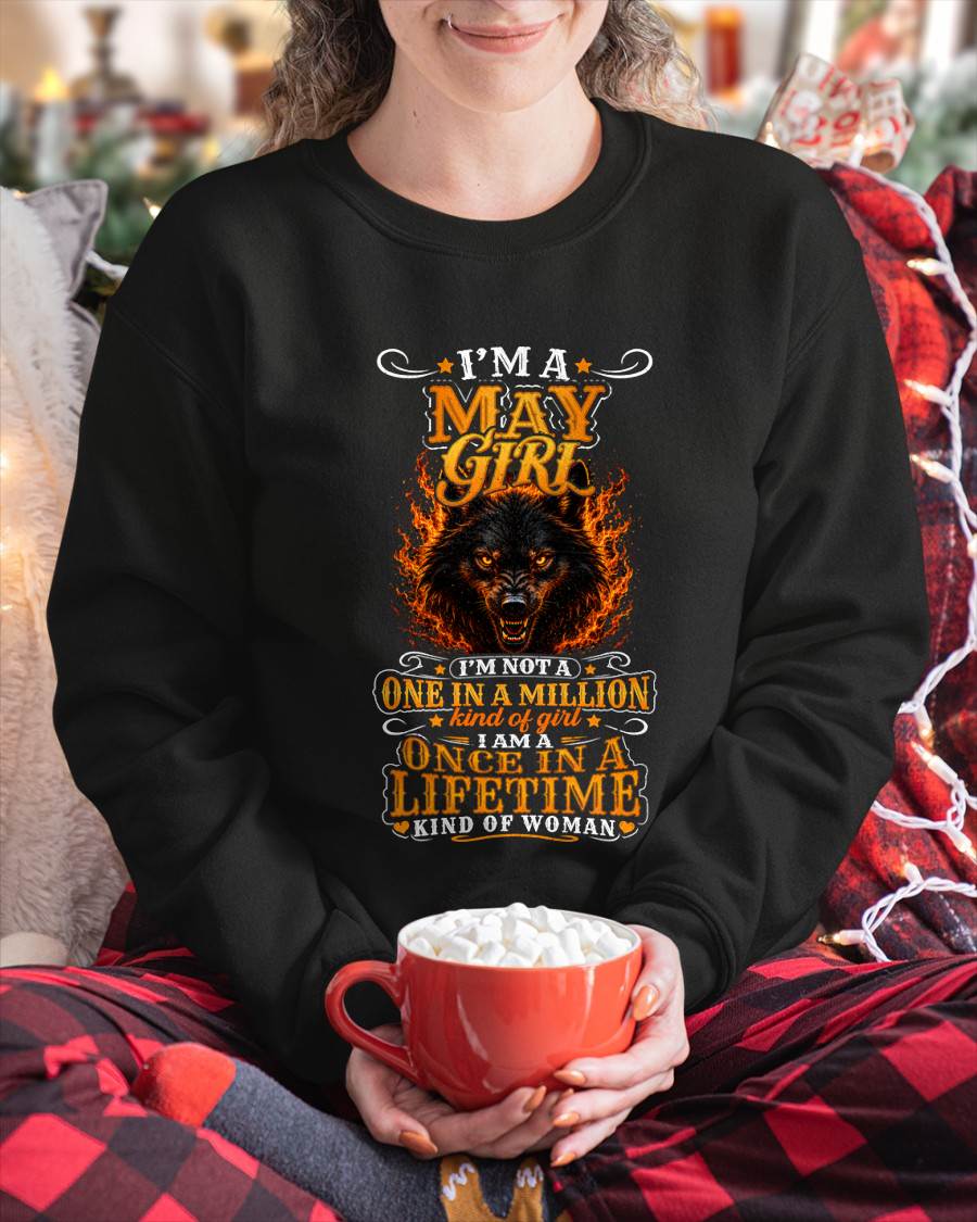 MAY – "I AM A ONCE IN A LIFETIME KIND OF WOMAN" – YELLOW VERSION – T – SHIRT FOR WOMEN – TIEN05 (SKU2607-327-05)