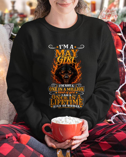 MAY – "I AM A ONCE IN A LIFETIME KIND OF WOMAN" – YELLOW VERSION – T – SHIRT FOR WOMEN – TIEN05 (SKU2607-327-05)
