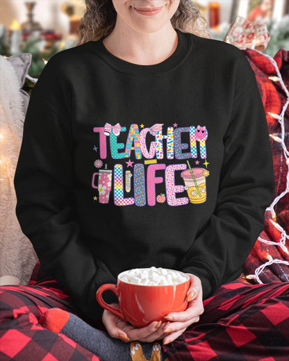 "TEACHER LIFE" – T – SHIRT FOR WOMEN – TIEN00 (SKU2607-176)