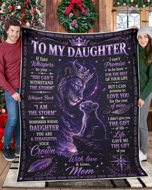 Beautiful Gift For Your Daughter Blanket - From Mom - (SKU2606-124)