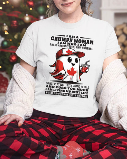 I Am A Grumpy Woman I Am Who I Am - T Shirt For Woman - DOAN (SKU09-84)