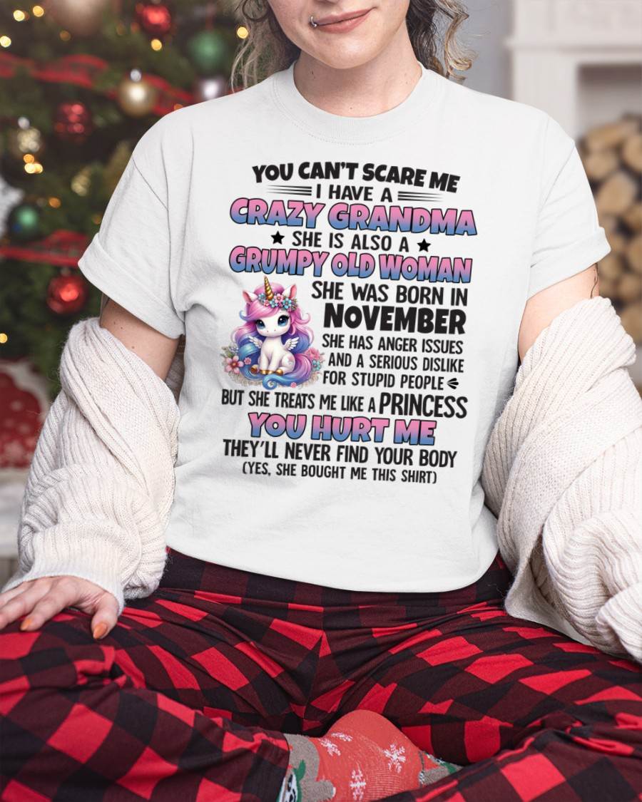 NOVEMBER - YOU CAN'T SCARE ME - GIFT FROM GRANDMA - TIEN11 (SKU09-106-11)