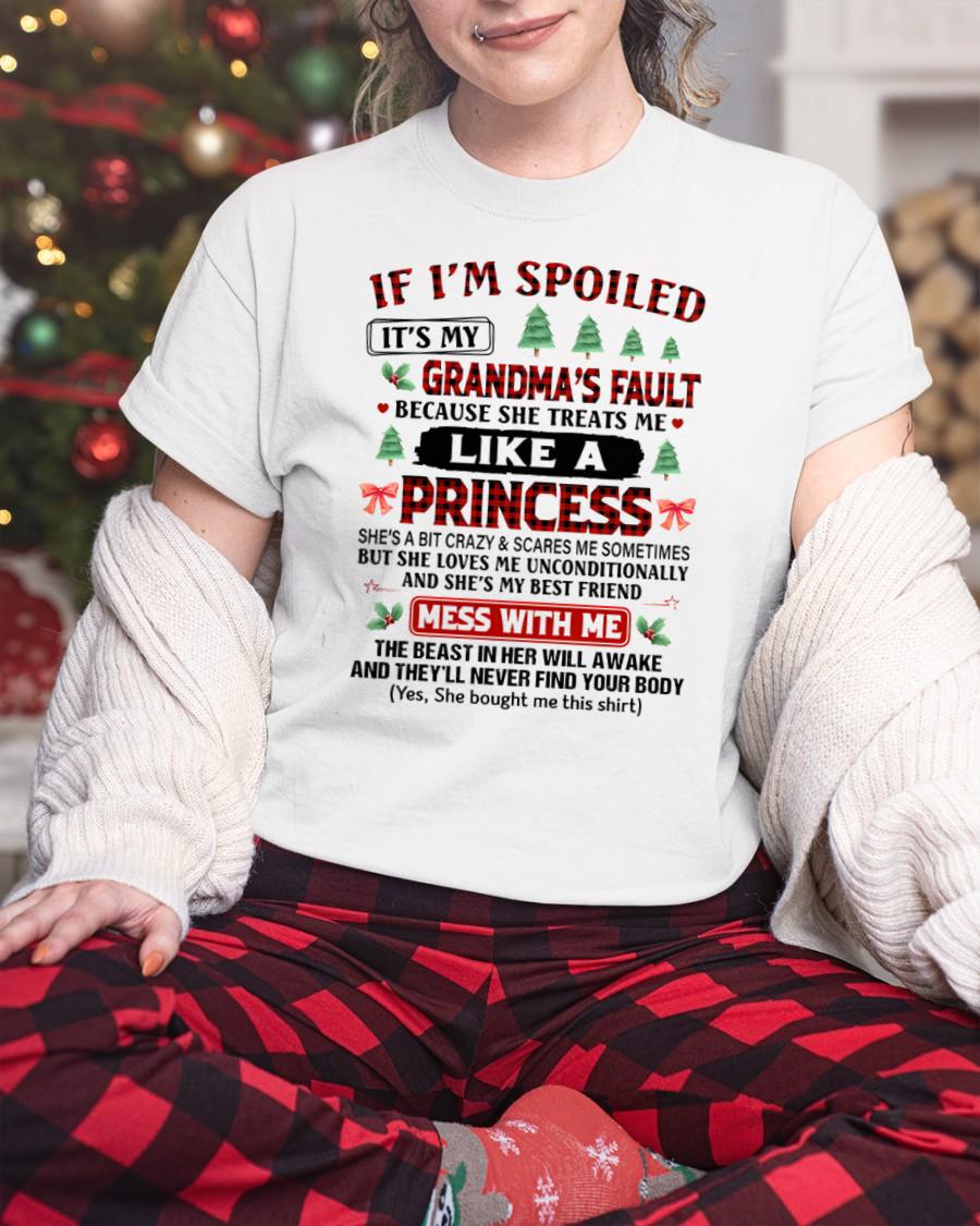 CHRISTMAX T-SHRIT FOR GRANDDAUGHTER - GIFT FROM GRANDMA - TIEN00