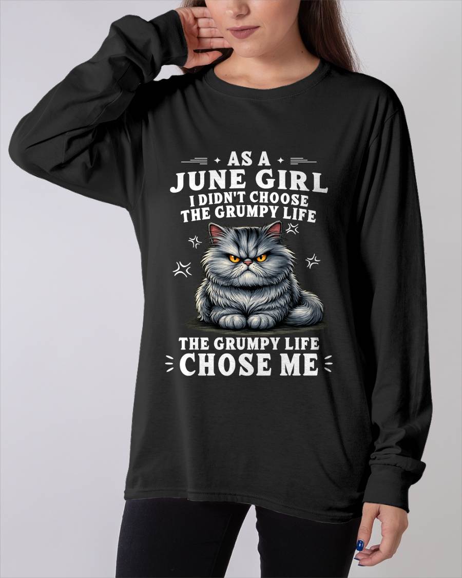 "The Grumpy Life Choose Me" – Adorable T-Shirt For Woman – TIEN06 (SKU2605-68-06)