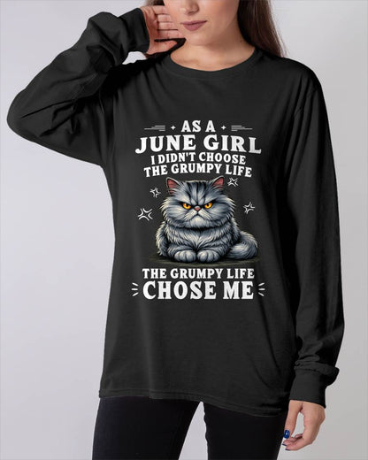 "The Grumpy Life Choose Me" – Adorable T-Shirt For Woman – TIEN06 (SKU2605-68-06)