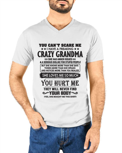 You Can’t Scare Me I Have A Freaking Crazy Grandma - Gift For Grandson And Granddaughter From Grandma - DOAN00 (SKU10-56-00)